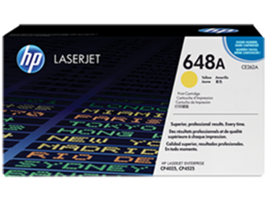 Picture of HP 648A Yellow Original LaserJet Toner Cartridge